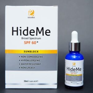 hideme broad spectrum spf 60 sun